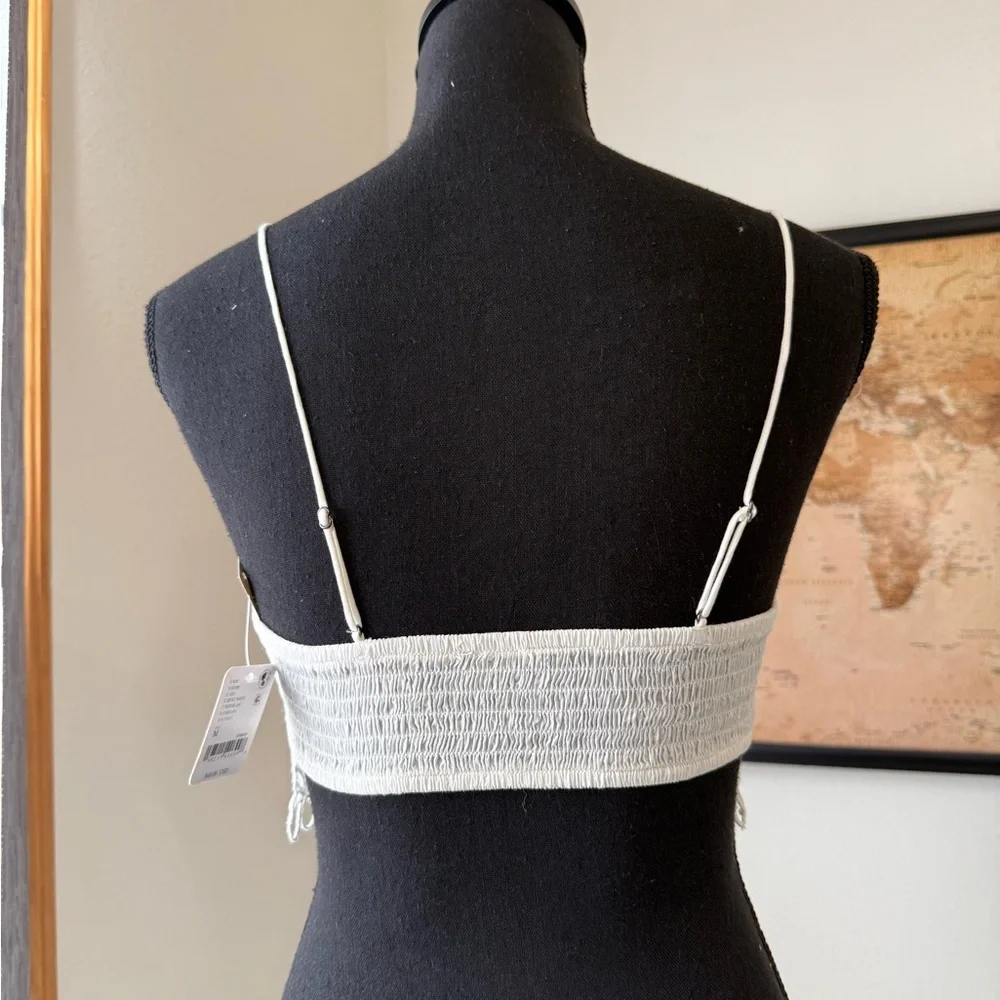 Free People One Asteria Bralette Optic White - Picture 2 of 5